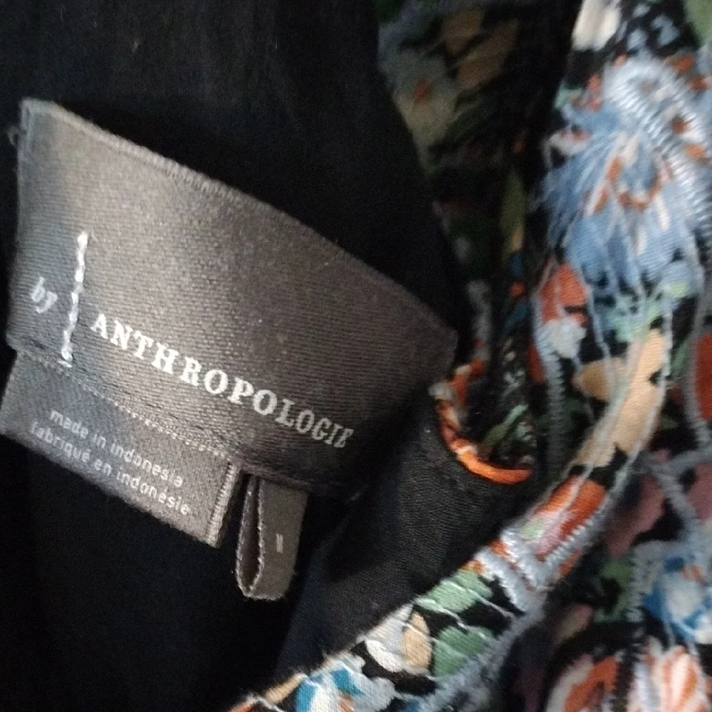 Anthropologie Floral Dress with Eyelet Accents - Picture 3 of 3